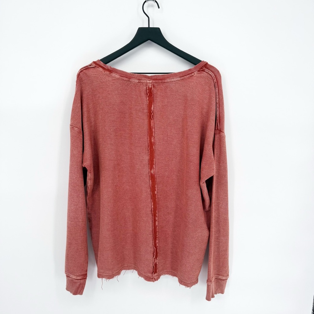 ☀️ 3/$25 NWT New Directions Loop T Pullover Sweatshirt in Cinnamon XL - Picture 6 of 10